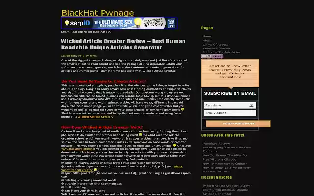 Best Blackhat SEO Blog from Chrome web store to be run with OffiDocs Chromium online Best Blackhat SEO Blog from Chrome web store to be run with OffiDocs Chromium online