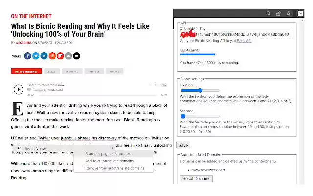 Bionic Viewer from Chrome web store to be run with OffiDocs Chromium online Bionic Viewer from Chrome web store to be run with OffiDocs Chromium online