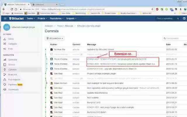 Bitbucket JIRA Linker from Chrome web store to be run with OffiDocs Chromium online Bitbucket JIRA Linker from Chrome web store to be run with OffiDocs Chromium online