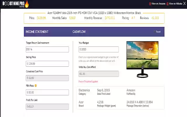 BoostNineProSuite Product Scanner from Chrome web store to be run with OffiDocs Chromium online BoostNineProSuite Product Scanner from Chrome web store to be run with OffiDocs Chromium online