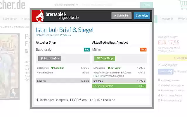 Brettspiele: Angebote und Schnäppchen from Chrome web store to be run with OffiDocs Chromium online Brettspiele: Angebote und Schnäppchen from Chrome web store to be run with OffiDocs Chromium online