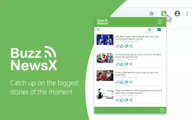 Buzz News X from Chrome web store to be run with OffiDocs Chromium online Buzz News X from Chrome web store to be run with OffiDocs Chromium online