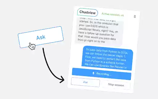 ChadView from Chrome web store to be run with OffiDocs Chromium online ChadView from Chrome web store to be run with OffiDocs Chromium online