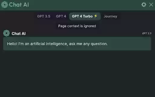 Chat AI Chat GPT 4 Turbo on all sites from Chrome web store to be run with OffiDocs Chromium online Chat AI Chat GPT 4 Turbo on all sites from Chrome web store to be run with OffiDocs Chromium online