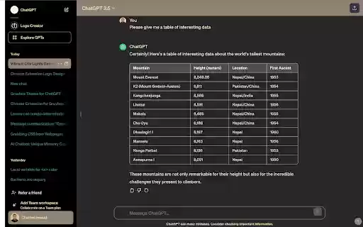 ChatGPT Gruvbox Theme from Chrome web store to be run with OffiDocs Chromium online ChatGPT Gruvbox Theme from Chrome web store to be run with OffiDocs Chromium online
