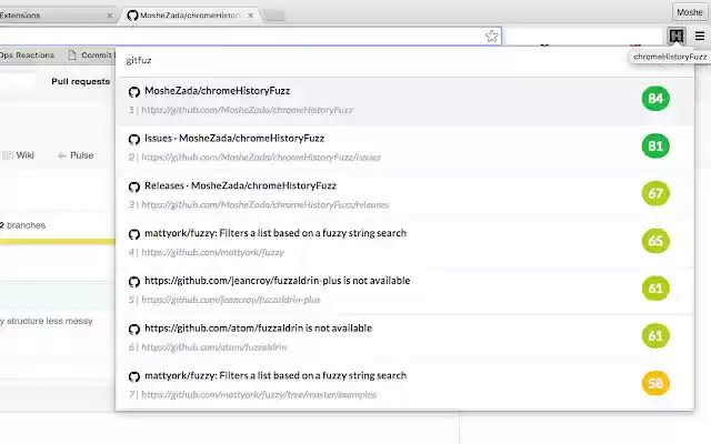 Chrome History Fuzzy Search from Chrome web store to be run with OffiDocs Chromium online Chrome History Fuzzy Search from Chrome web store to be run with OffiDocs Chromium online
