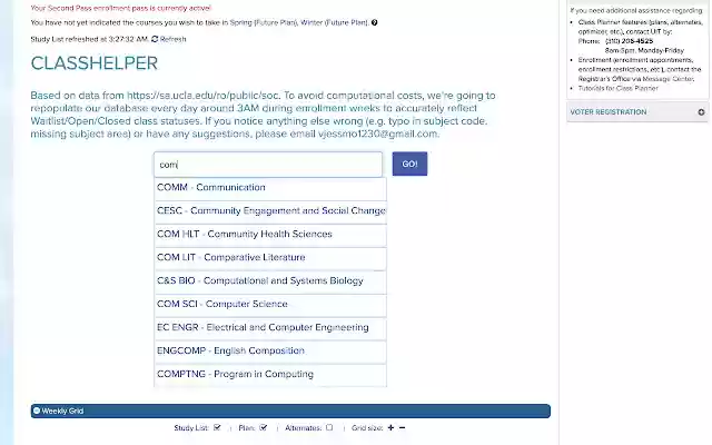 ClassHelper from Chrome web store to be run with OffiDocs Chromium online ClassHelper from Chrome web store to be run with OffiDocs Chromium online