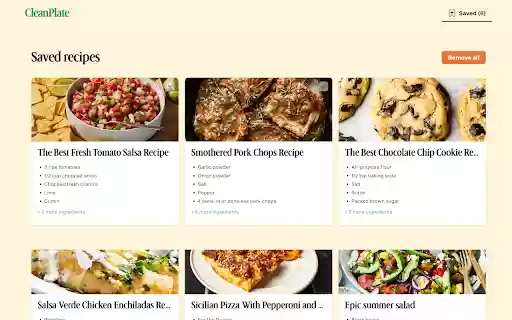 CleanPlate from Chrome web store to be run with OffiDocs Chromium online CleanPlate from Chrome web store to be run with OffiDocs Chromium online