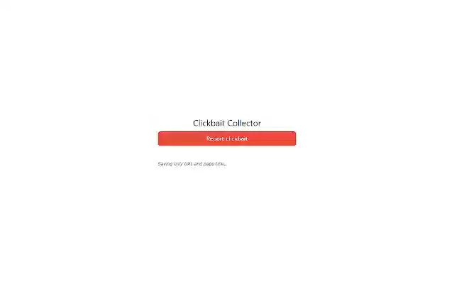 Clickbait Detector from Chrome web store to be run with OffiDocs Chromium online Clickbait Detector from Chrome web store to be run with OffiDocs Chromium online