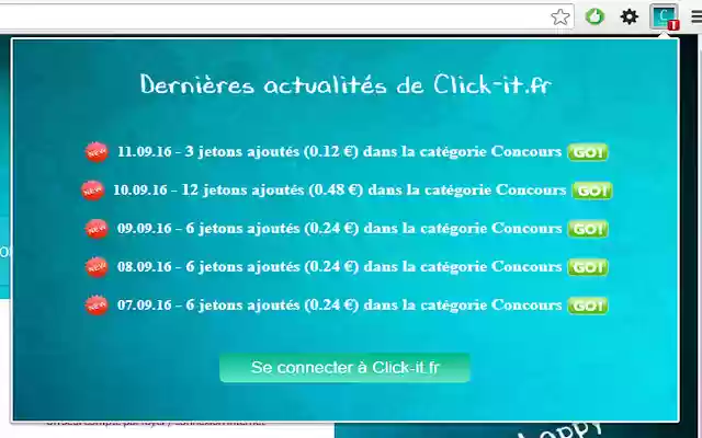 Click it Notifications sur Google Chrome from Chrome web store to be run with OffiDocs Chromium online Click it Notifications sur Google Chrome from Chrome web store to be run with OffiDocs Chromium online