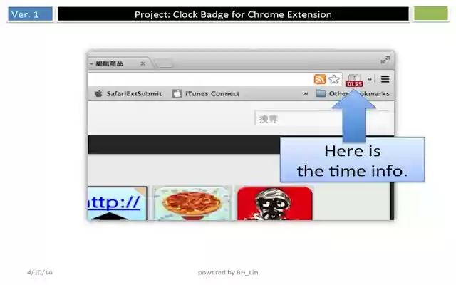 Clock Badge from Chrome web store to be run with OffiDocs Chromium online Clock Badge from Chrome web store to be run with OffiDocs Chromium online