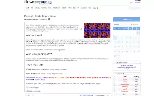 Codeforces POTD from Chrome web store to be run with OffiDocs Chromium online Codeforces POTD from Chrome web store to be run with OffiDocs Chromium online