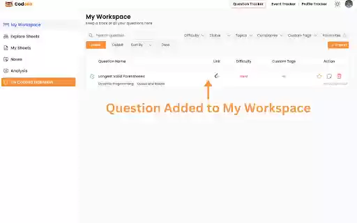 Codolio from Chrome web store to be run with OffiDocs Chromium online Codolio from Chrome web store to be run with OffiDocs Chromium online