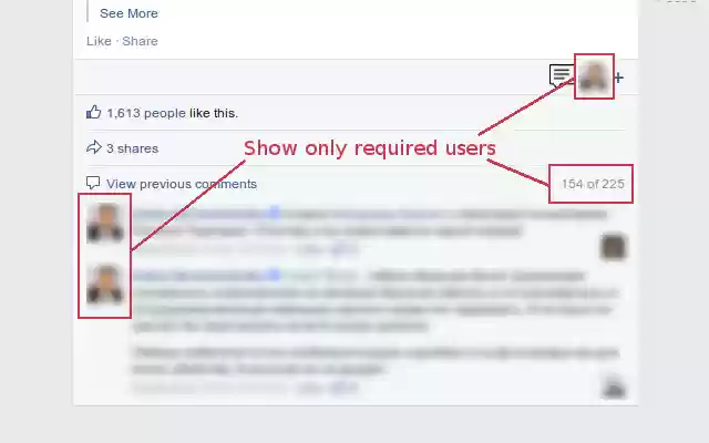 Comments Filter for Facebook from Chrome web store to be run with OffiDocs Chromium online Comments Filter for Facebook from Chrome web store to be run with OffiDocs Chromium online