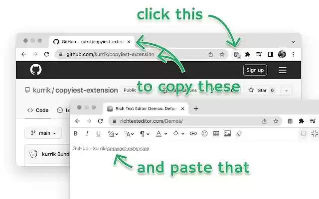 Copiest from Chrome web store to be run with OffiDocs Chromium online Copiest from Chrome web store to be run with OffiDocs Chromium online