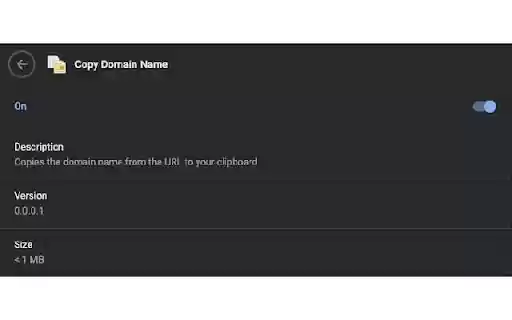 Copy Domain Name from Chrome web store to be run with OffiDocs Chromium online Copy Domain Name from Chrome web store to be run with OffiDocs Chromium online
