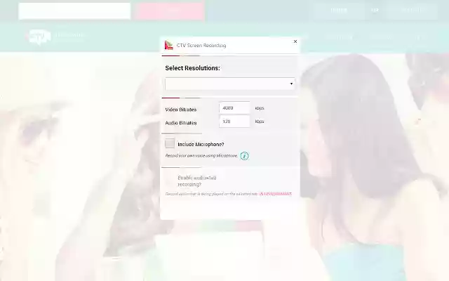 CTV Screen Recording from Chrome web store to be run with OffiDocs Chromium online CTV Screen Recording from Chrome web store to be run with OffiDocs Chromium online
