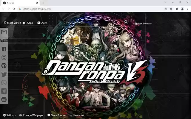 Danganronpa V3 Wallpaper New Tab from Chrome web store to be run with OffiDocs Chromium online Danganronpa V3 Wallpaper New Tab from Chrome web store to be run with OffiDocs Chromium online