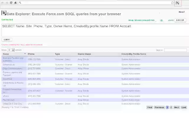 Data Explorer for Force.com from Chrome web store to be run with OffiDocs Chromium online Data Explorer for Force.com from Chrome web store to be run with OffiDocs Chromium online
