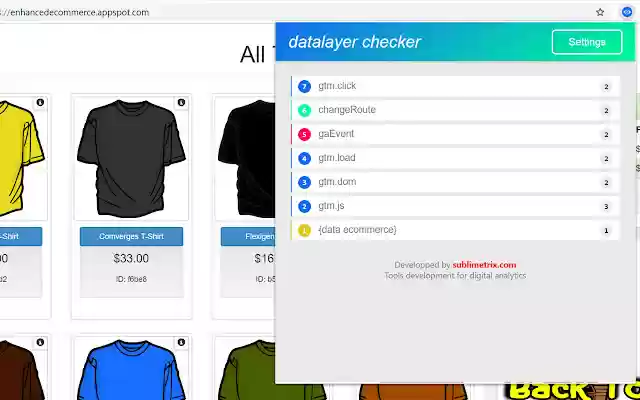 Datalayer Checker from Chrome web store to be run with OffiDocs Chromium online Datalayer Checker from Chrome web store to be run with OffiDocs Chromium online