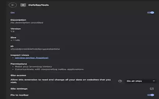 DefoSpyTools from Chrome web store to be run with OffiDocs Chromium online DefoSpyTools from Chrome web store to be run with OffiDocs Chromium online