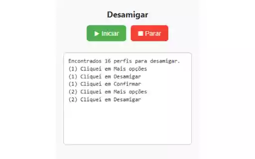 Desamigar Automático Facebook Friend Remover from Chrome web store to be run with OffiDocs Chromium online Desamigar Automático Facebook Friend Remover from Chrome web store to be run with OffiDocs Chromium online