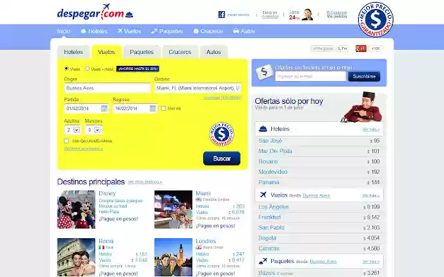 Despegar.com from Chrome web store to be run with OffiDocs Chromium online Despegar.com from Chrome web store to be run with OffiDocs Chromium online