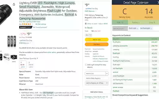 Detail Page Optimizer from Chrome web store to be run with OffiDocs Chromium online Detail Page Optimizer from Chrome web store to be run with OffiDocs Chromium online