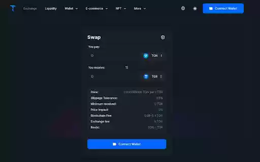 DEX Tegro TON exchange from Chrome web store to be run with OffiDocs Chromium online DEX Tegro TON exchange from Chrome web store to be run with OffiDocs Chromium online