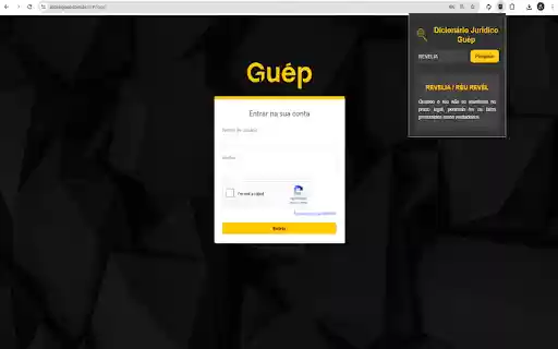 Dicionário Jurídico Guép from Chrome web store to be run with OffiDocs Chromium online Dicionário Jurídico Guép from Chrome web store to be run with OffiDocs Chromium online