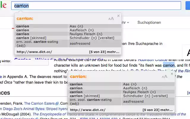 dict cc from Chrome web store to be run with OffiDocs Chromium online dict cc from Chrome web store to be run with OffiDocs Chromium online