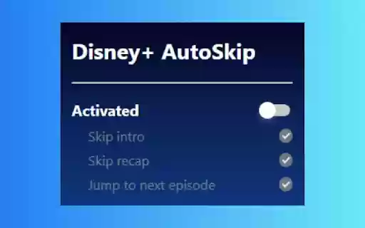 Disney+ AutoSkip from Chrome web store to be run with OffiDocs Chromium online Disney+ AutoSkip from Chrome web store to be run with OffiDocs Chromium online