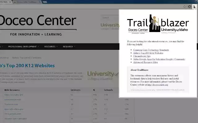 Doceo Center Trailblazer from Chrome web store to be run with OffiDocs Chromium online Doceo Center Trailblazer from Chrome web store to be run with OffiDocs Chromium online