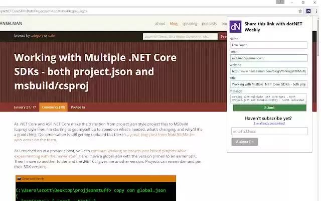 dotNET Weekly from Chrome web store to be run with OffiDocs Chromium online dotNET Weekly from Chrome web store to be run with OffiDocs Chromium online
