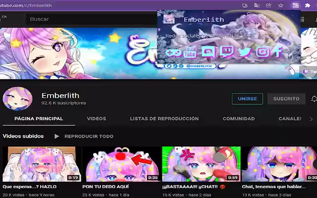 Emberlith VTuber from Chrome web store to be run with OffiDocs Chromium online Emberlith VTuber from Chrome web store to be run with OffiDocs Chromium online