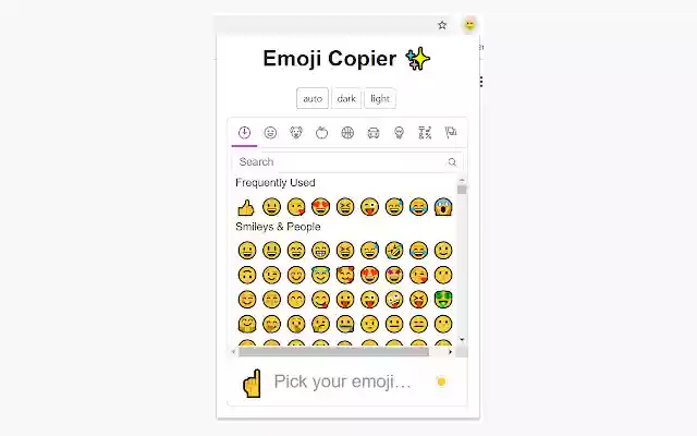 Emoji Copier from Chrome web store to be run with OffiDocs Chromium online Emoji Copier from Chrome web store to be run with OffiDocs Chromium online