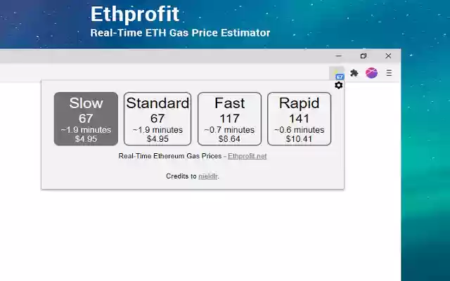 Ethereum Gas Price Extension from Chrome web store to be run with OffiDocs Chromium online Ethereum Gas Price Extension from Chrome web store to be run with OffiDocs Chromium online
