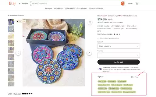 Etsy Tag Scraper from Chrome web store to be run with OffiDocs Chromium online Etsy Tag Scraper from Chrome web store to be run with OffiDocs Chromium online