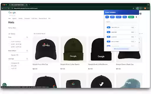 Event Validator from Chrome web store to be run with OffiDocs Chromium online Event Validator from Chrome web store to be run with OffiDocs Chromium online