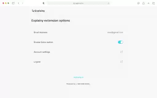 Explainy from Chrome web store to be run with OffiDocs Chromium online Explainy from Chrome web store to be run with OffiDocs Chromium online