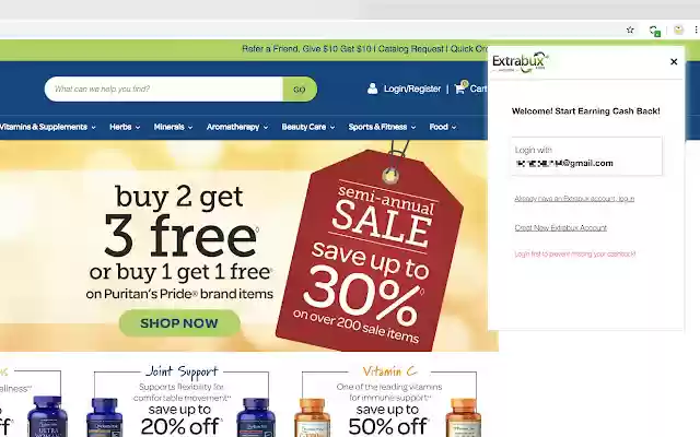 Extrabux Cash Back, Rebates Deals Assistant from Chrome web store to be run with OffiDocs Chromium online Extrabux Cash Back, Rebates Deals Assistant from Chrome web store to be run with OffiDocs Chromium online