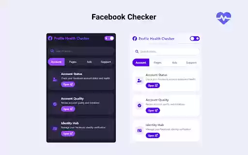 Facebook Profile Health Checker from Chrome web store to be run with OffiDocs Chromium online Facebook Profile Health Checker from Chrome web store to be run with OffiDocs Chromium online