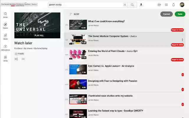 Fast YouTube Playlist Review from Chrome web store to be run with OffiDocs Chromium online Fast YouTube Playlist Review from Chrome web store to be run with OffiDocs Chromium online