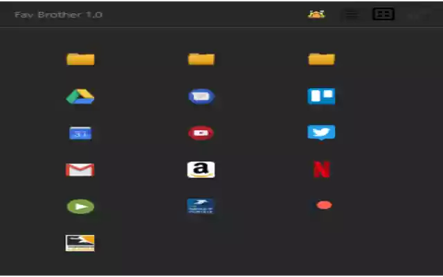 Fav Brother from Chrome web store to be run with OffiDocs Chromium online Fav Brother from Chrome web store to be run with OffiDocs Chromium online