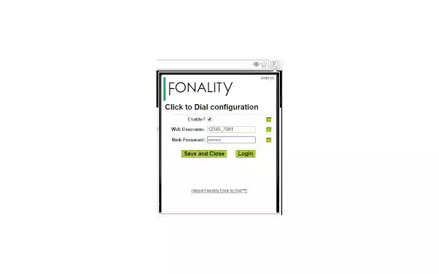 Fonality Click to Dial from Chrome web store to be run with OffiDocs Chromium online Fonality Click to Dial from Chrome web store to be run with OffiDocs Chromium online