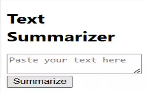 Free Text Summarizer from Chrome web store to be run with OffiDocs Chromium online Free Text Summarizer from Chrome web store to be run with OffiDocs Chromium online