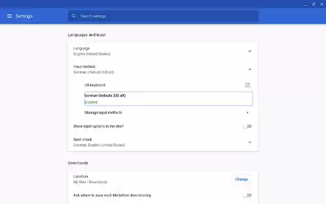 German Umlauts (US alt) from Chrome web store to be run with OffiDocs Chromium online German Umlauts (US alt) from Chrome web store to be run with OffiDocs Chromium online