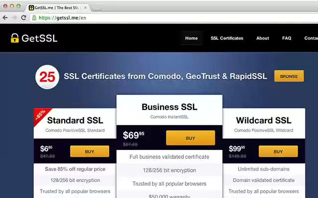 GetSSL.me SSL Certificate Store from Chrome web store to be run with OffiDocs Chromium online GetSSL.me SSL Certificate Store from Chrome web store to be run with OffiDocs Chromium online