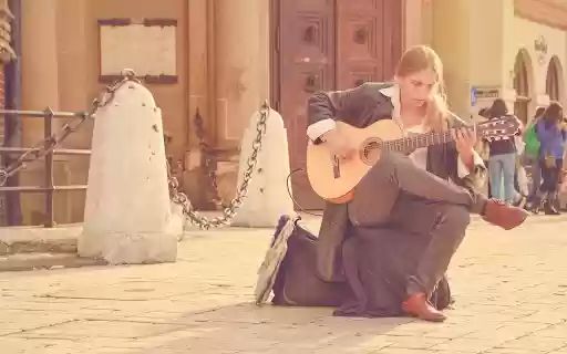 Girl playing guitar from Chrome web store to be run with OffiDocs Chromium online Girl playing guitar from Chrome web store to be run with OffiDocs Chromium online