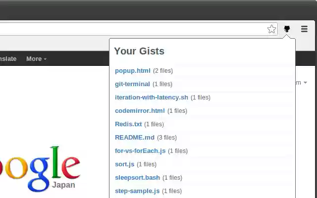 Github Gists from Chrome web store to be run with OffiDocs Chromium online Github Gists from Chrome web store to be run with OffiDocs Chromium online